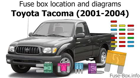 2003 tacoma junction box diagram|Toyota Tacoma (2001.